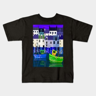 Seaside Town Kids T-Shirt